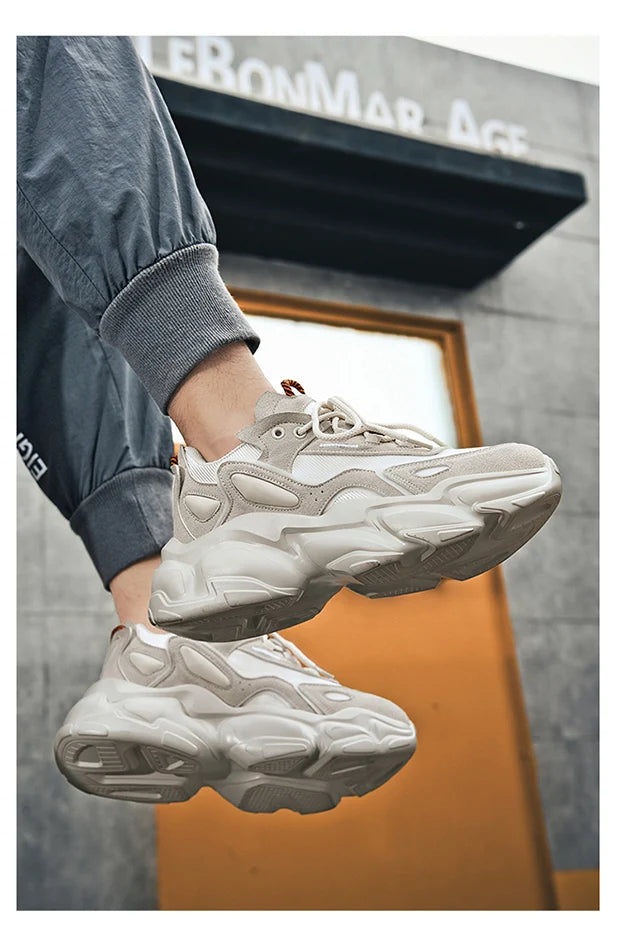 chaussure homme Baskets de luxe pour hommes, chaussures de course respirantes et décontractées, mocassins à la mode