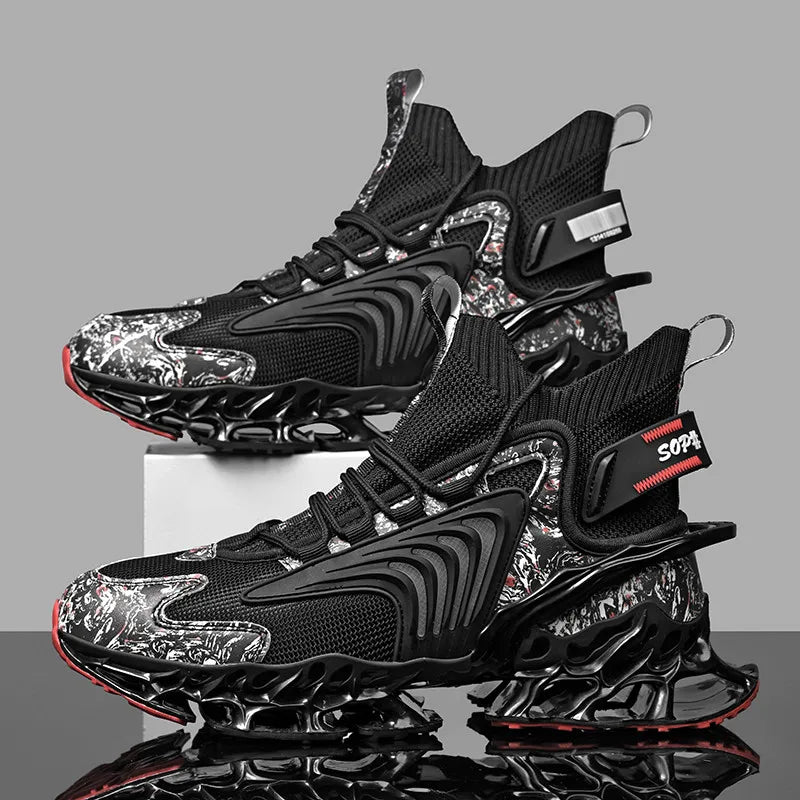 Chaussures de course respirantes pour hommes, baskets pour hommes, mocassins à la mode, chaussures de tennis décontractées, course d'entraînement, luxe
