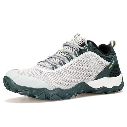 HUMTTO Shoes for Men Non-slip Sports Breathable Summer Hiking Shoes Man Outdoor Luxury Designer Trekking Climbing Mens Sneakers
