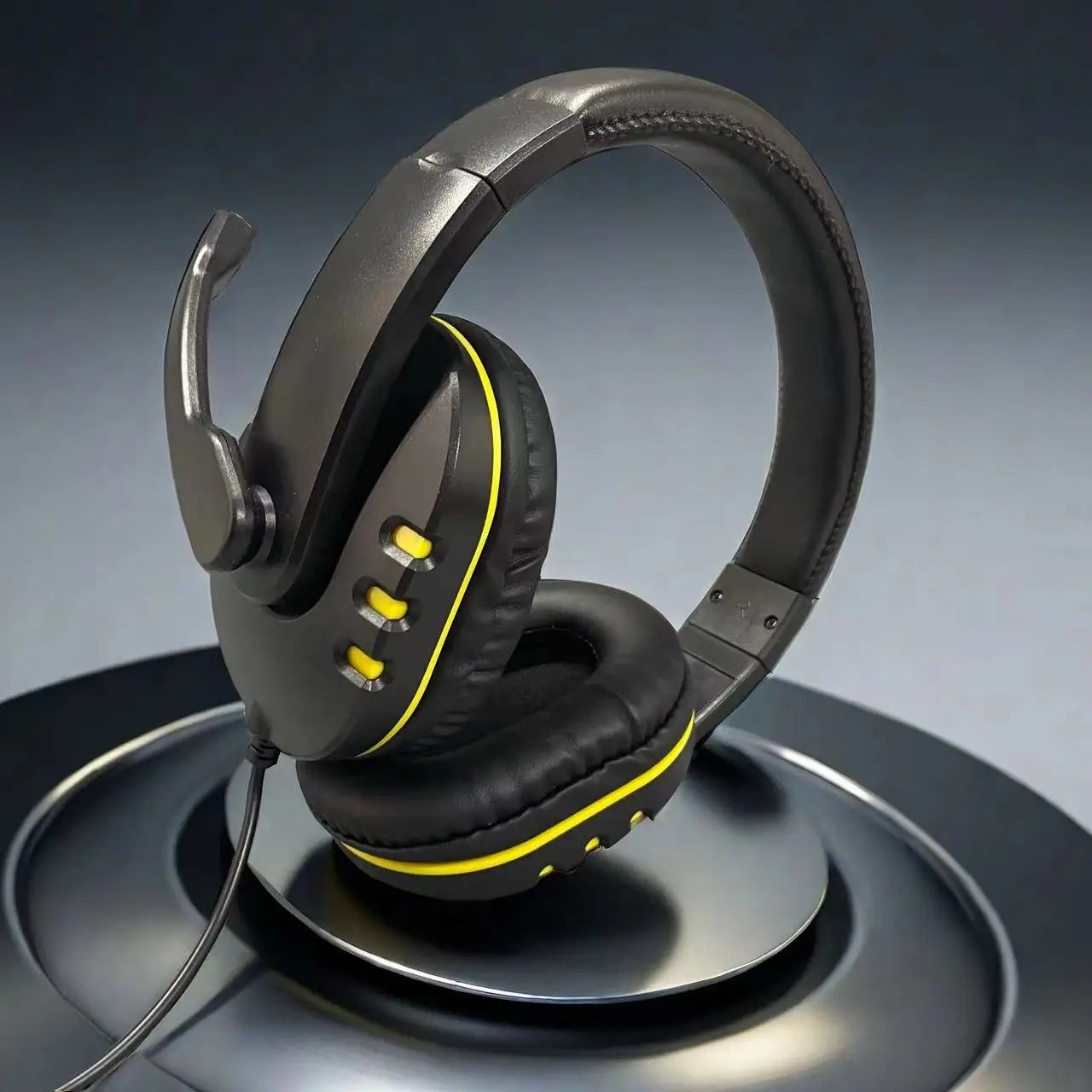 Cuffie cablate 7260 con microfono – Headset gaming e lavoro per PS4 PS5 Xbox One, studio e riunioni, auricolari con jack 3.5mm