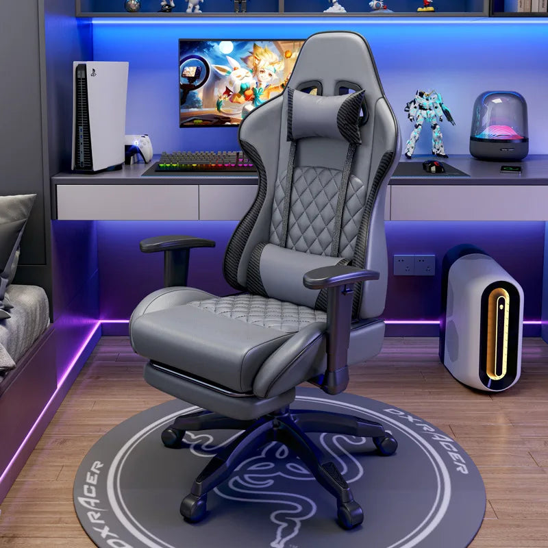 Ergonomická otočná herní židle, pohodlná počítačová moderní domácí kancelářská židle, elastická, manažerská, odolná a prodyšná, Muebles Furniture