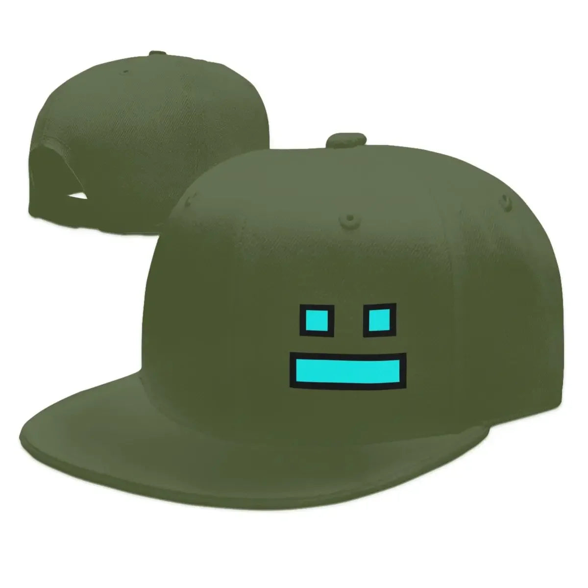 Czapki z daszkiem z gry Geometry Dash – czapki baseballowe typu snapback dla mężczyzn i kobiet, czapki regulowane, czapki hip-hopowe, czapki typu casquette