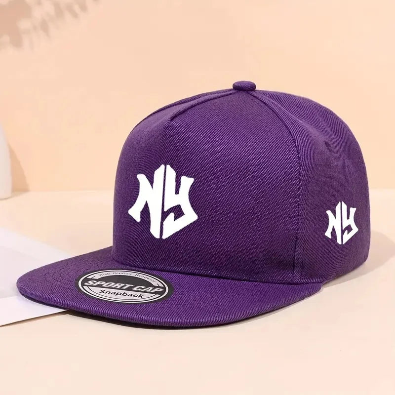 Gorra de béisbol con letras neutras, para primavera y otoño, ajustable, informal, de estilo hip-hop, con visera, ideal para actividades al aire libre y protección solar.