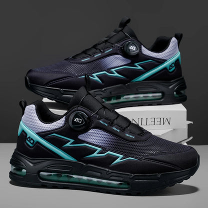 Scarpe da running da uomo primavera/estate, scarpe da trekking outdoor resistenti all’usura con chiusura BOA, stile sportivo e casual traspirante