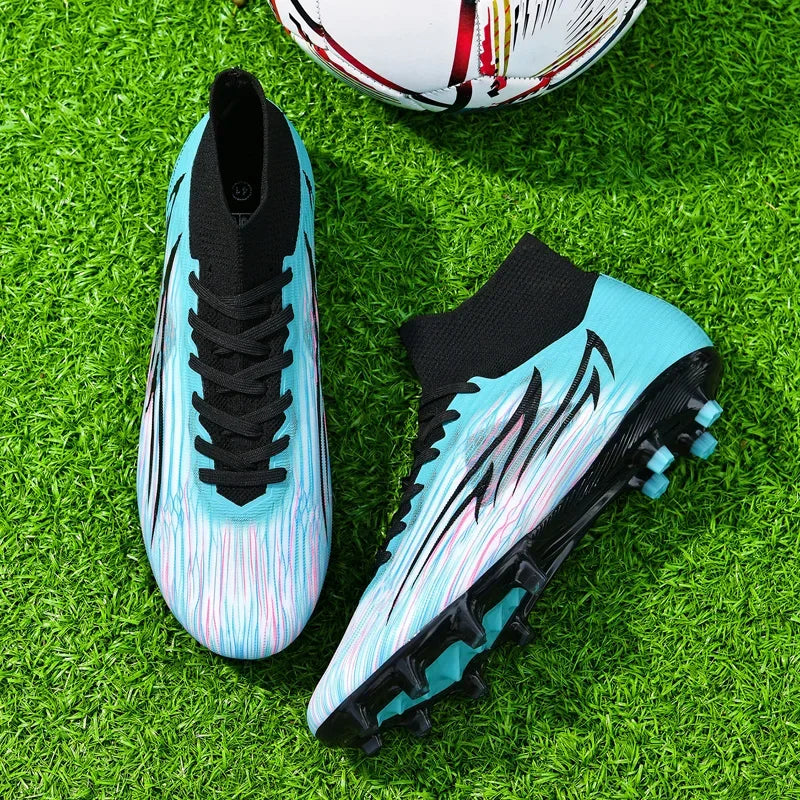 Nouvelles chaussures de football pour hommes, chaussures de football professionnelles ultralégères, chaussures d'entraînement sur gazon, baskets de match, sport de plein air, antidérapantes, unisexes
