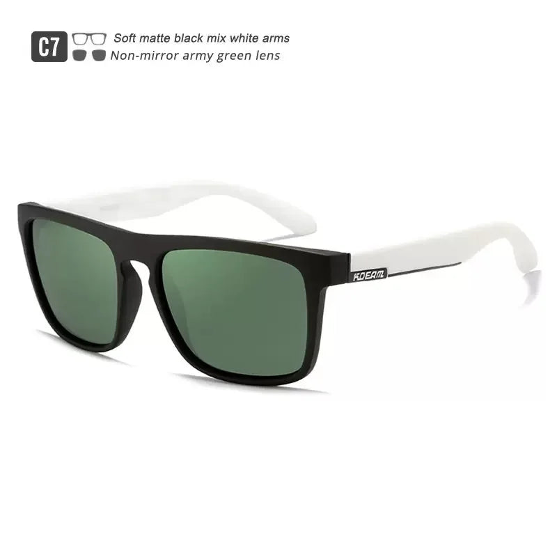 Outdoor Sport Square Myopia Lens Prescription Sunglasses Men Polarized Driving Anti-Glare Myopes Lunettes 0 -0.5 -0.75 Hoz -6.0