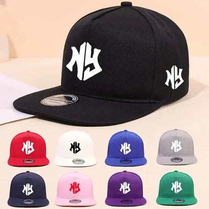 Gorra de béisbol con letras neutras, para primavera y otoño, ajustable, informal, de estilo hip-hop, con visera, ideal para actividades al aire libre y protección solar.