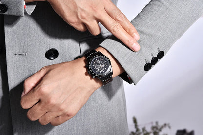PAGANI DESIGN Men's Automatic Mechanical Watch Stainless Steel Waterproof Sport 10Bar Luxury Casual Watch for Men Reloj Hombre
