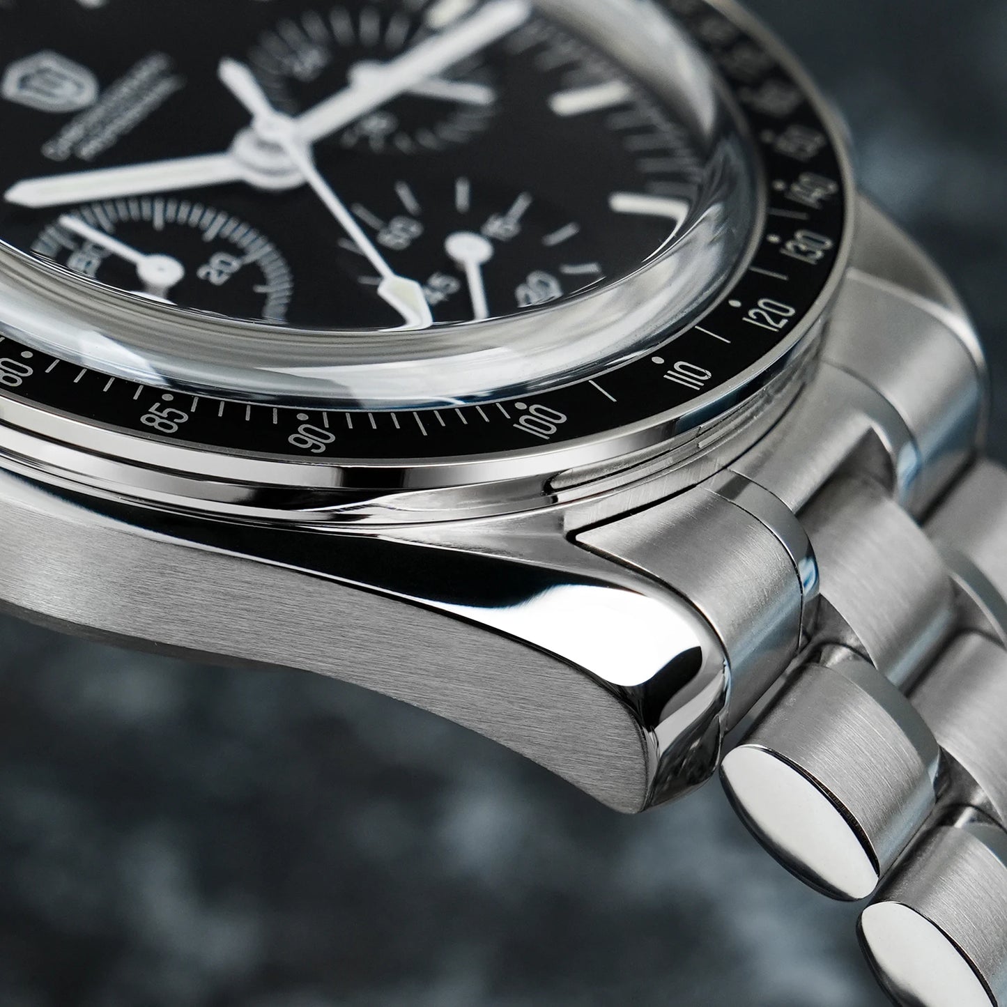 Orologio da uomo Watchdives New Wd1863 al quarzo VK63, cronografo con vetro zaffiro bombato, impermeabile, 39 mm, in acciaio, top brand, orologio business di lusso