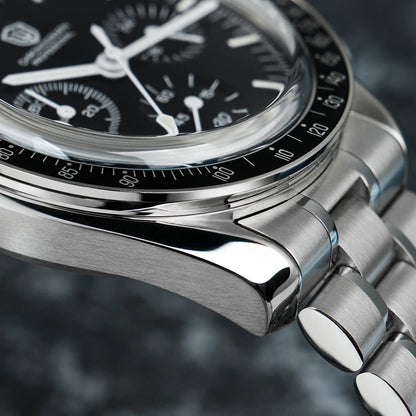 Orologio da uomo Watchdives New Wd1863 al quarzo VK63, cronografo con vetro zaffiro bombato, impermeabile, 39 mm, in acciaio, top brand, orologio business di lusso