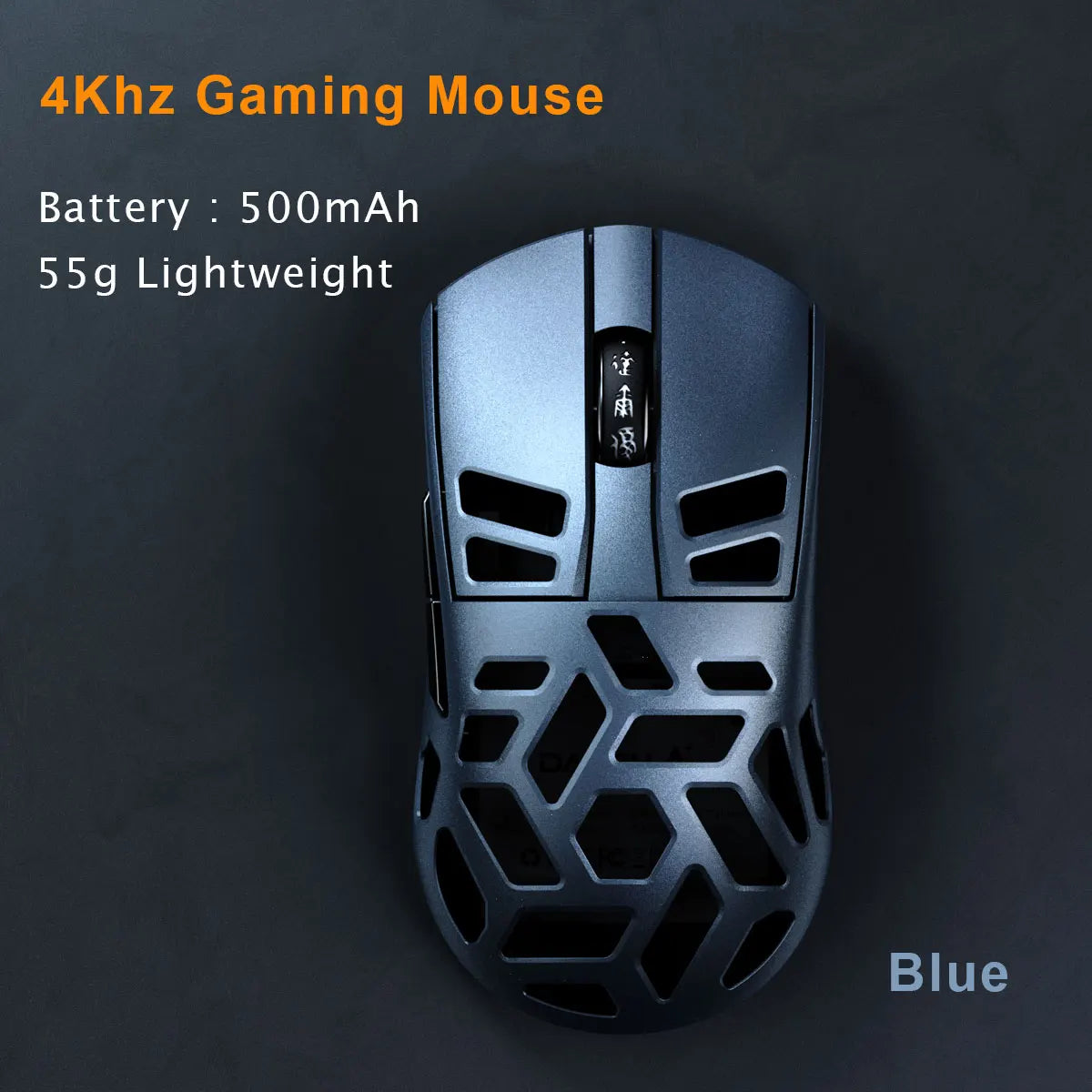DAREU Al-mg Tri-mode 8Khz PBT bezdrátová herní myš s rychlým nabíjením PAW3950 30000 DPI, lehká, pro PC hráče