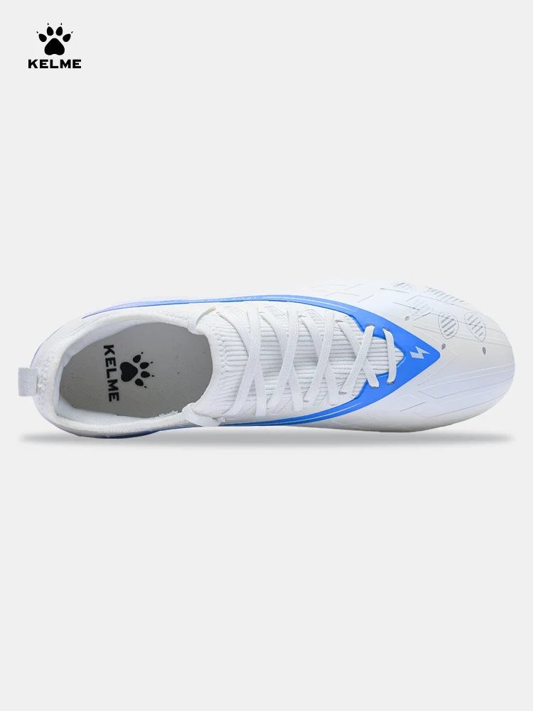 Kelme Football Shoes Men's Glimpse MG Adult Game Short Stud Football Shoes Professional Training Artificial Grass Sports Shoes