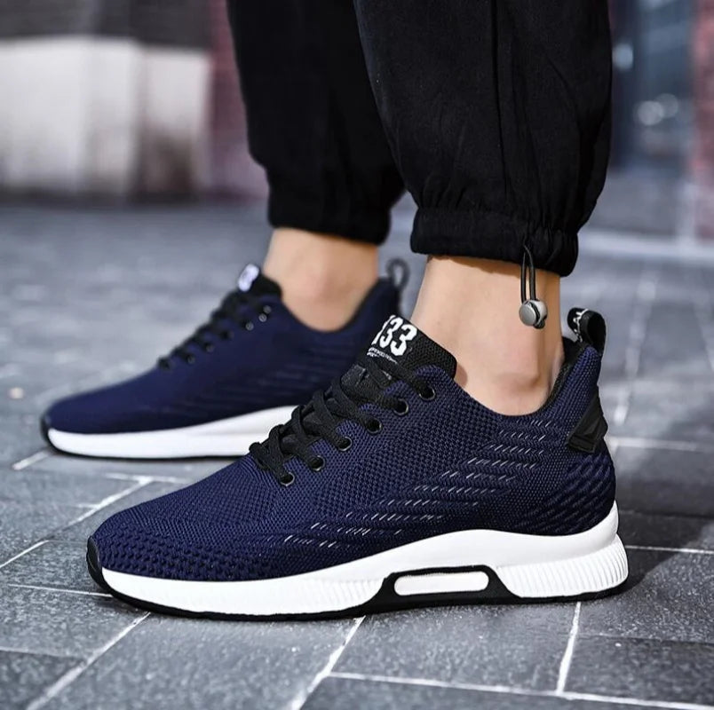 Nouvelles baskets pour homme, chaussures rehaussantes, semelles intérieures de 8 cm, respirantes en maille, chaussures de sport pour augmenter la taille