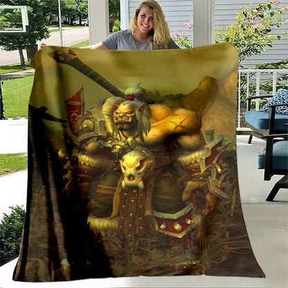 3D World of Warcraft pattern printed blanket bedroom living room home decor picnic blanket child room bed blankets birthday gift
