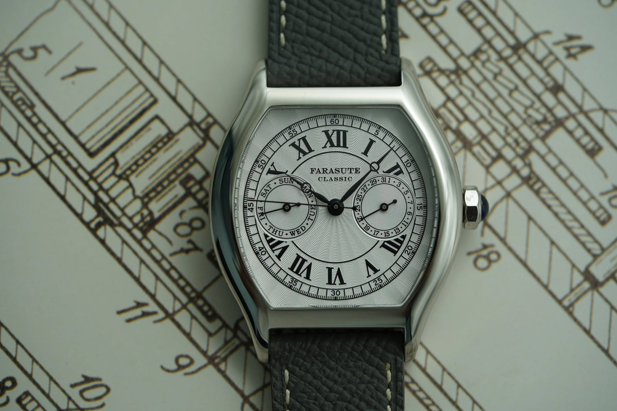 FARASUTE 36 mm-es luxus retro férfi kvarcóra VH64 szerkezetű, rozsdamentes acélból készült sportos divatóra zafírüveggel, vízálló Relogio