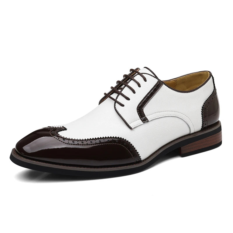PU Leather Men's Oxford Shoes Heighten Formal Casual Shoes Business Male Suit Shoes New Design Derby Footwear Walking Sneakers
