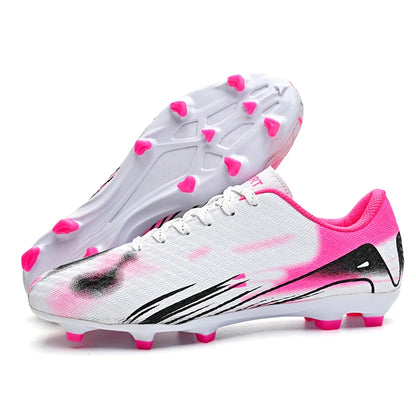 Nouvelles chaussures de Football en plein air pour hommes crampons chaussures de Football professionnelles bottes de terrain de Football pour enfants baskets d'entraînement confortables et antidérapantes