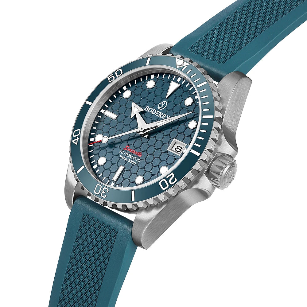 Boderry Bronze Watch Seaturtle Titanium Diver Luxury Wristwatch Automatic Mechanical Wristwatch Sport 200M Waterproof Luminous