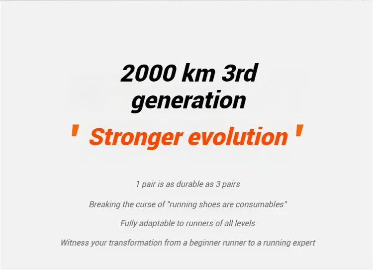 Xtep 2000km 3.0 Running Shoes Soft Universal Sneakers Cushioning Training Jogging Wear-Resistant Lightweight 875119110032