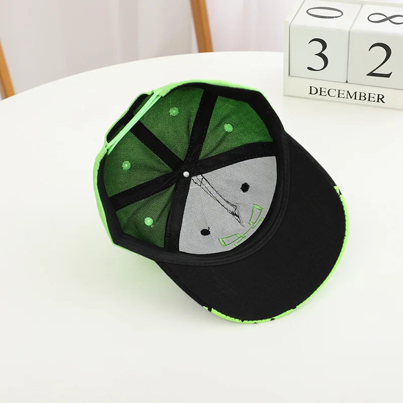 Cyberpunk-spil Totem of Undying Hat Cosplay Unisex Pixel Block Baseballkasket Solhat Udendørs tilbehør