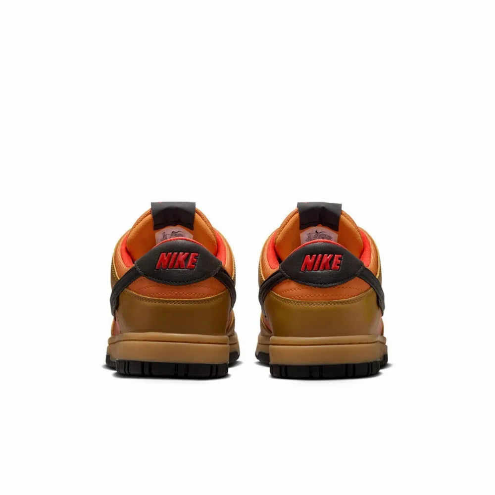 Nike Dunk Classic Versatile Waterproof Low-Top Skate Shoes Men's Brown HQ2053-700