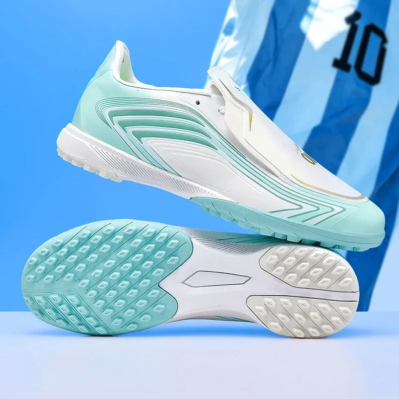 Nouvelles chaussures de football pour hommes, baskets de futsal, crampons, chaussures de football, pour terrain en herbe, montantes, pour l'extérieur, antidérapantes, pour l'intérieur, haute qualité, meilleures ventes