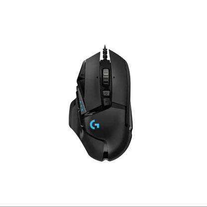 Herní myš Logitech G502 HERO s kabelem, e-sportovní mechanická myš s RGB osvětlením a nastavitelným vyvážením pro „Eat Chicken“, programovatelná makra