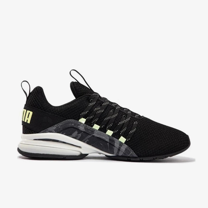 Puma Authentic Axelion, nouvelles chaussures de course pour hommes, modèle noir et blanc, idéales pour les trajets quotidiens, 310128-02.
