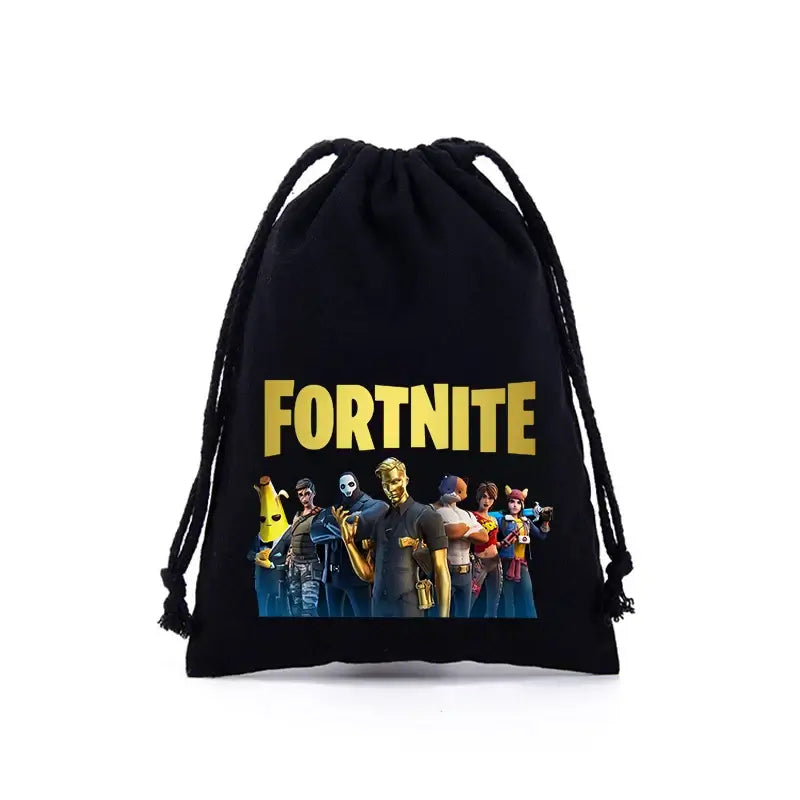 Fortnites Boys Girls Drawstring Bags Cartoon Anime Printed Large Capacity Storage Bags Tote Bag Handbag New Cute Birthday Gifts