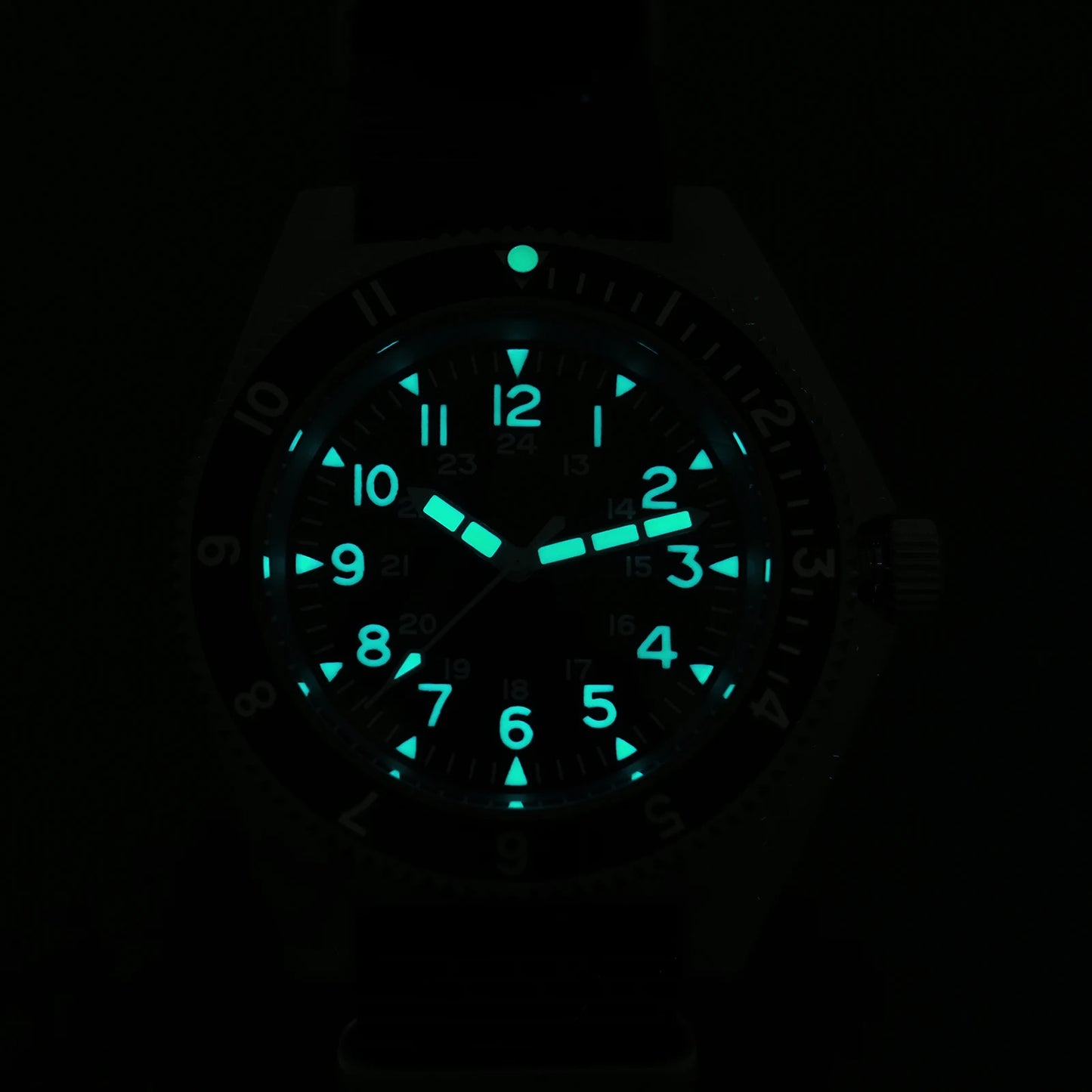 Watchdives WD1972 Quarzuhr mit VH31 Sweep-Seconds-Uhrwerk, Saphirglas, BGW9-Leuchtmasse, 20Bar wasserdicht, Vintage-Herrenuhr