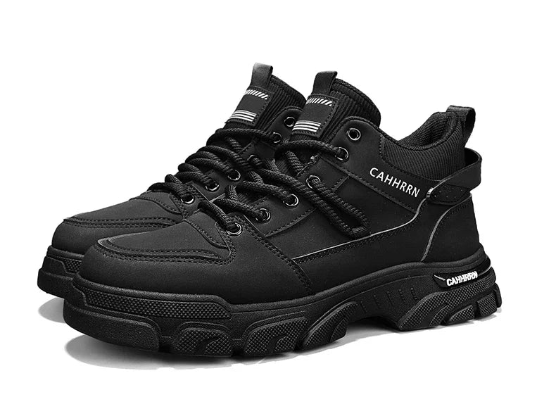Bottes montantes Unky jaunes et noires 2026 pour hommes – Imperméables et résistantes à l'usure, idéales pour les adolescents du Golfe