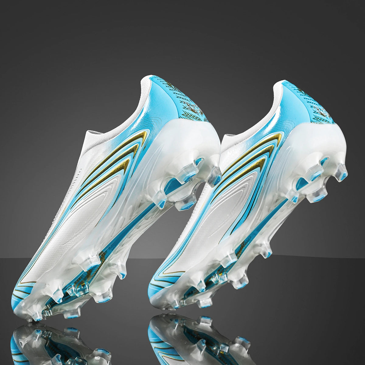 Chaussures de football pour hommes, modèle AG FG, crampons longs améliorés pour une meilleure adhérence, doublure absorbant la transpiration, crampons unisexes pour l’entraînement sur gazon, destinés aux joueurs amate