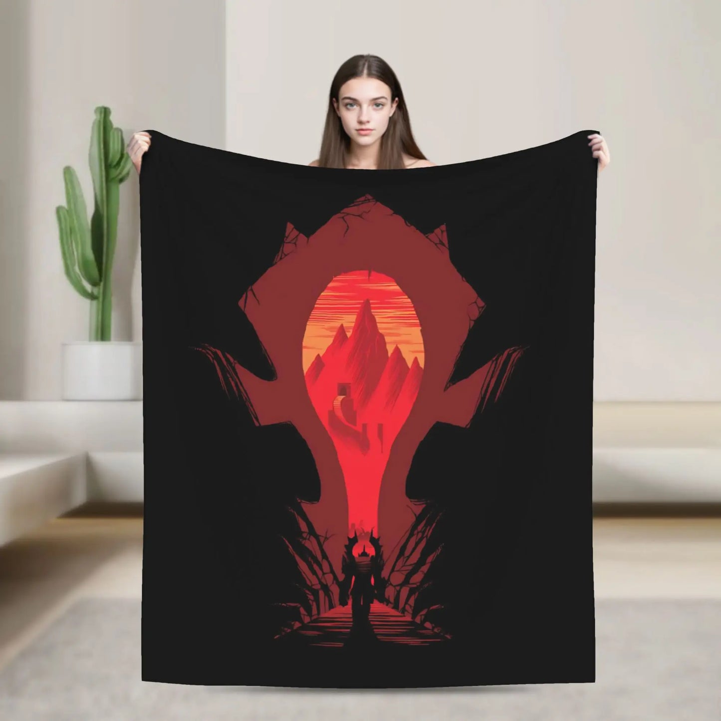 WOW World of Warcraft Flannel Blankets Winter  Soft Warm Throw Blanket for Children Outdoor Novelty Bedspread Sofa Bed Cover