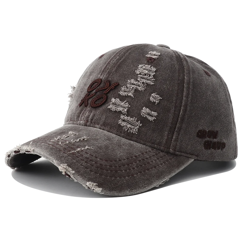 2026 New Retro Washed Cotton Baseball Cap Unisex Letter Embroidery Caps Adjustable Casual Outdoor Streetwear Sports Dad Hats