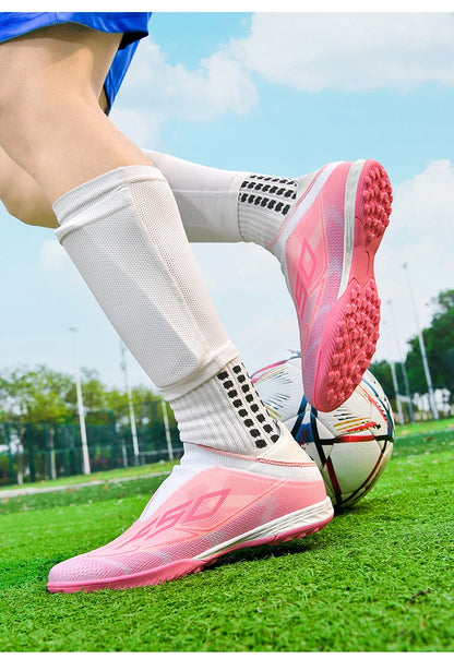 Chaussures de football pour hommes, neuves, pour terrain gazonné, professionnelles, originales, résistantes, décontractées, chaussures de football de qualité supérieure, ultralégères
