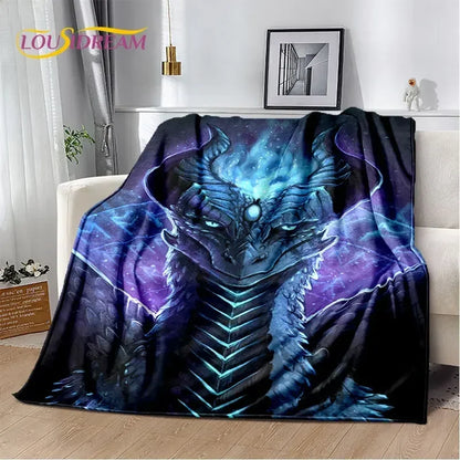 World of Warcraft,WOW ,Game Gamer Soft Plush Blanket,Flannel Blanket Throw Blanket for Living Room Bedroom Bed Sofa Picnic Cover
