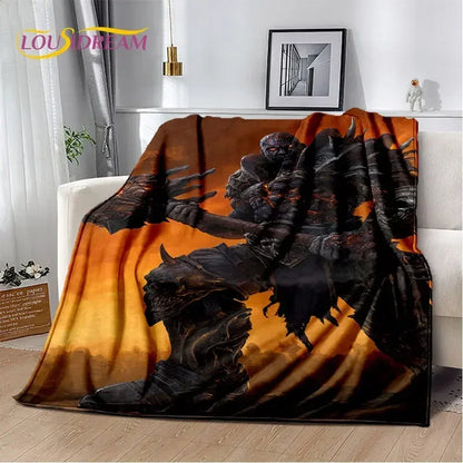World of Warcraft,WOW ,Game Gamer Soft Plush Blanket,Flannel Blanket Throw Blanket for Living Room Bedroom Bed Sofa Picnic Cover