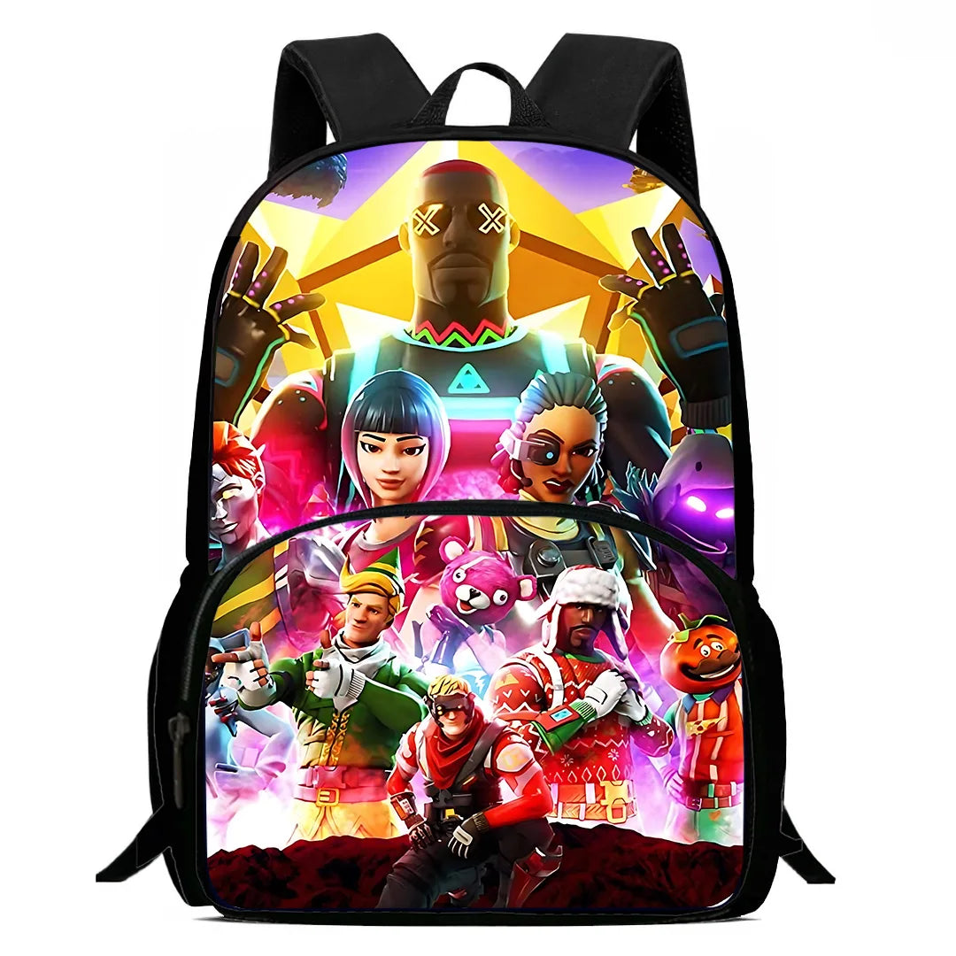 Classic Game FortniteS Kids Backpacks Boys Girls Student Birthday Gift Child School Bags Large Capacity Camping Durable Rucksack