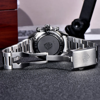 Rolls Timi Panda Men’s Watches – Quartz chronograph, luxury model, sapphire crystal with anti-reflective coating, water-resistant, sporty style