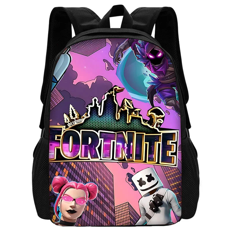 Stylové dětské batohy FortniteS pro kluky i holky, studentský dárek k narozeninám, unisex školní tašky a odolný kempingový batoh