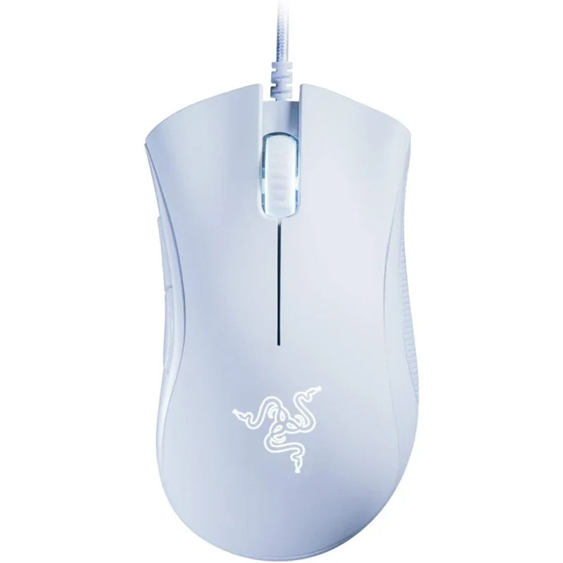 Oryginalna przewodowa mysz gamingowa Razer z sensorem optycznym 6400 DPI do laptopa, optyczna mysz Light Speed