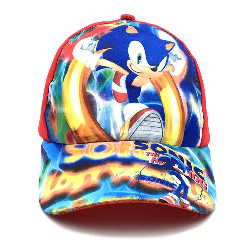50–54 cm vaikų „Sonic“ animacinio filmo beisbolo kepurė su anime ežiu „ShadowTails“ ir „Knuckles“ personažais, apsauganti nuo saulės, aksesuaras, dovana