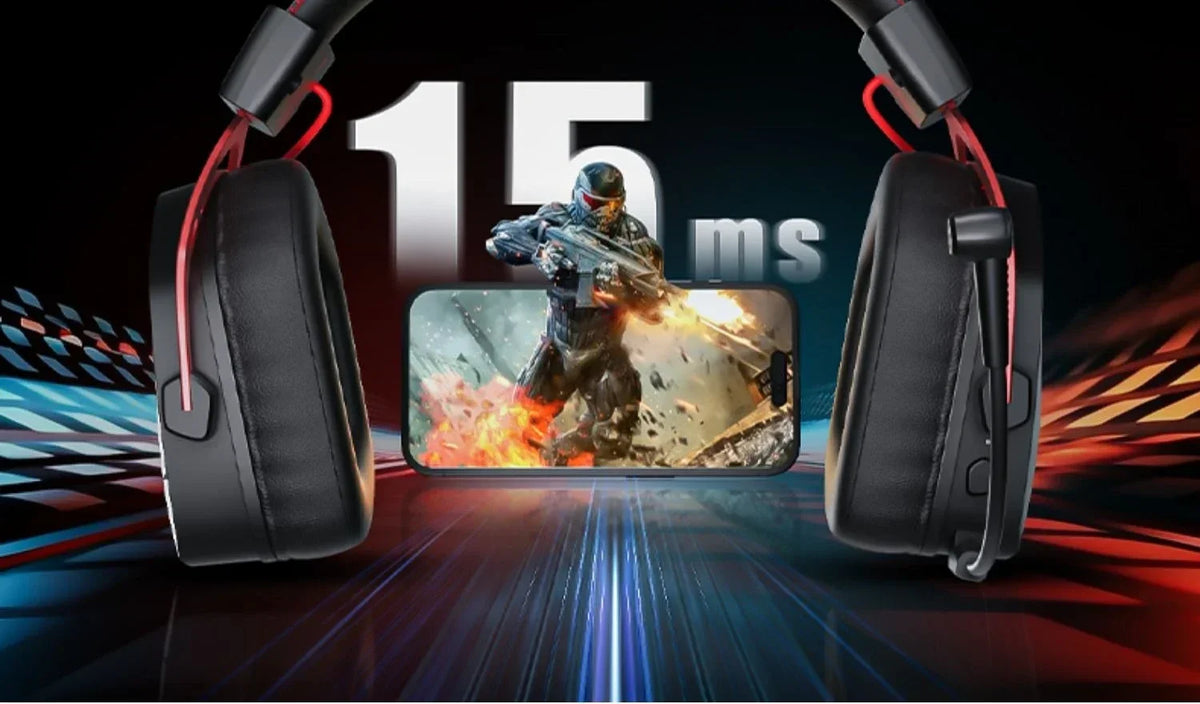 Casque de jeu Esports pour PS5 PS4 XBOX PC Mac 2.4GHz Ultra-basse latence Ai suppression du bruit casque Bluetooth avec micro G07
