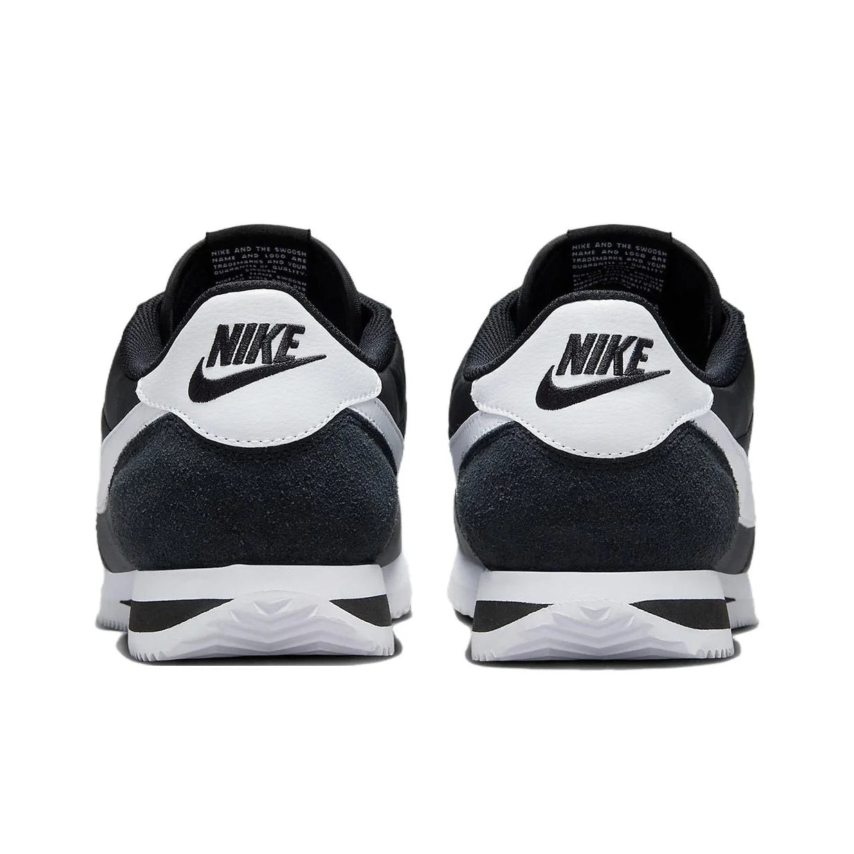 POIZON Nike Cortez Textile Black White