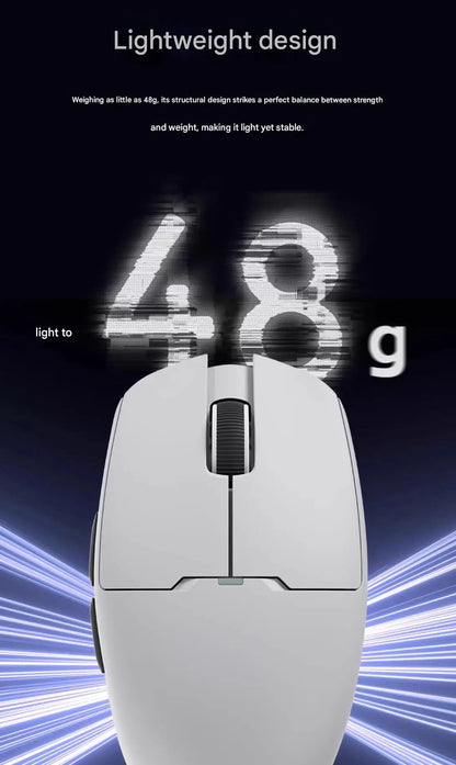 Aigo GM80 PLUS PRO trådløs Bluetooth-mus PAW3311/PAW3395 letvægts 1000HZ kablet gaming- og e-sportsmus med tre tilstande – gave
