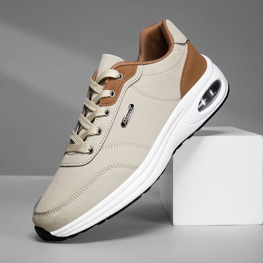 Neue Herrenschuhe für Frühling und Herbst, wasserdichte Wanderschuhe, rutschfeste, dämpfende Herren-Freizeitschuhe aus Leder, Sportschuhe, Herren-Tennisschuhe