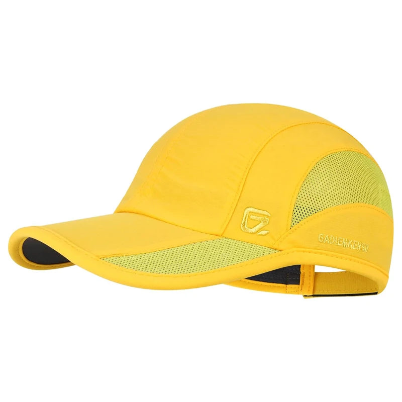 【GADIEMKENSD】 Unstructured Quick Dry Sports Cap Summer Sun Hat for Unisex UV Protection  Baseball Caps M37