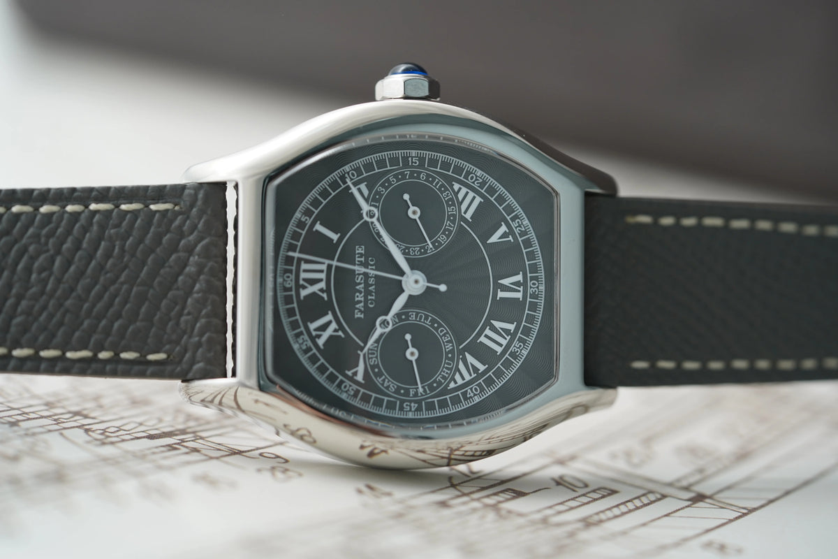 FARASUTE 36 mm-es luxus retro férfi kvarcóra VH64 szerkezetű, rozsdamentes acélból készült sportos divatóra zafírüveggel, vízálló Relogio