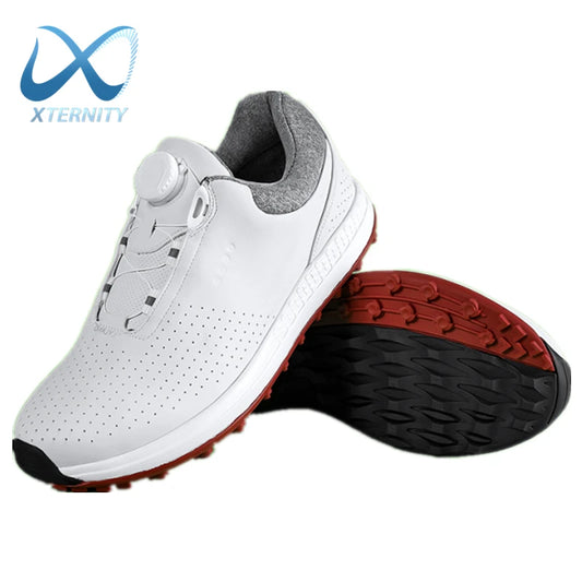 Breathable Luxury Golf Shoes Men Comfortable Outdoor Spikeless Golf Sport Training Sneakers Non-Slip Waterproof Walking Footwear