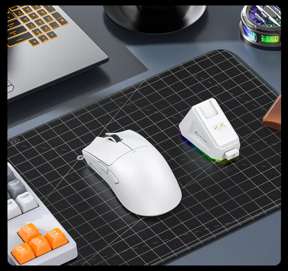 Attack Shark X11&R1 Tri-Mode Bluetooth trådløs mus med opladningsbase, RGB, ergonomisk letvægtsmus, PC-gamer-tilbehør